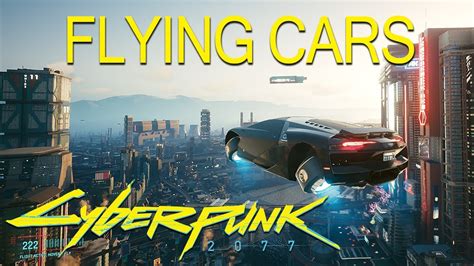 AWESOME FLYING CARS in Cyberpunk 2077 | HD 4K 2022 PC Ultra - Cyberpunk 2077 videos