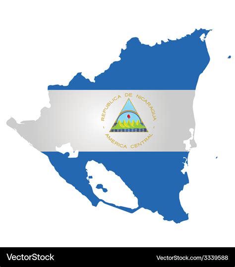 Nicaragua Flag Royalty Free Vector Image - VectorStock