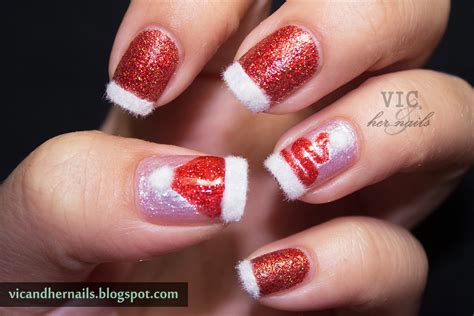Vic and Her Nails: December N.A.I.L. - Theme 4: Festive French Manicure