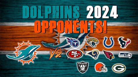 Miami Dolphins 2024 Opponents! - YouTube