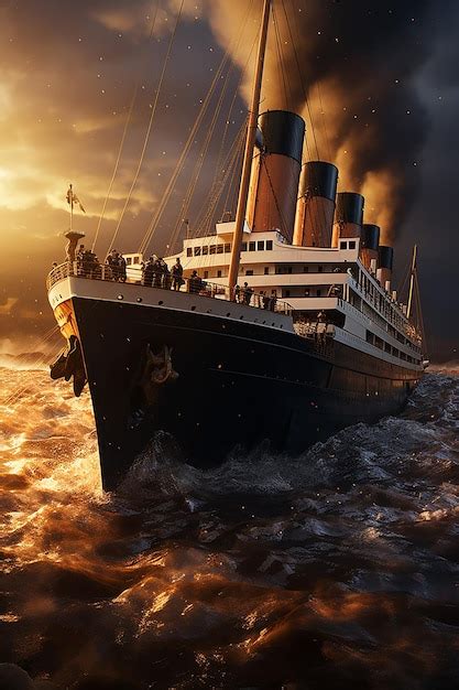 Premium AI Image | Titanic movie scene detailed UHD 4K Quality