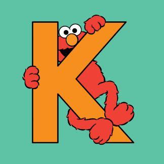 Sesame Street - Elmo Alphabet | K Orange | Sesame street, Elmo, Sesame