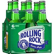 Rolling Rock Premium Extra Pale Beer 12 oz Bottles - Shop Beer & Wine at H-E-B