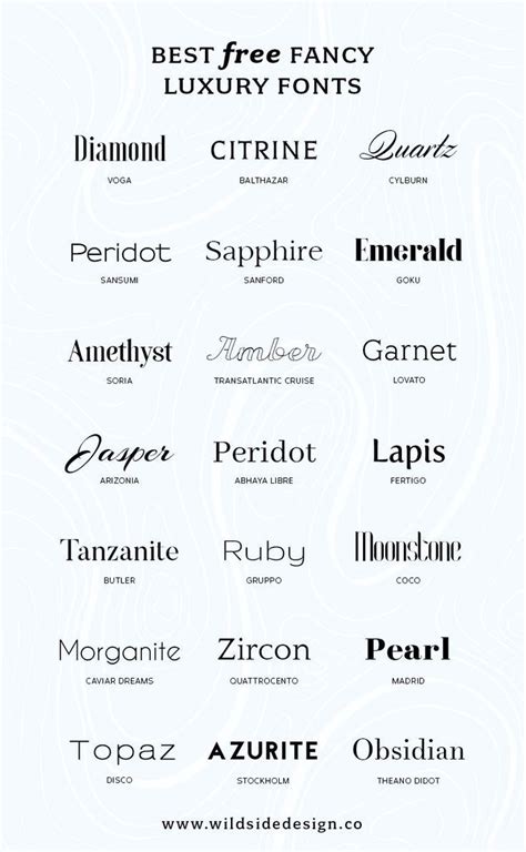 What if you want to make YOUR brand look high end? Here are some free luxury fonts in a variety ...