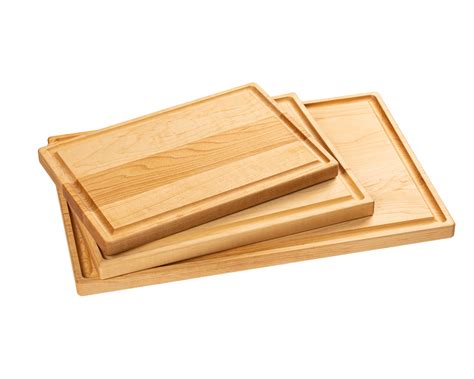 Chop Chop Classic 3-Piece Maple Hardwood Cutting Boards Set - Walmart.com