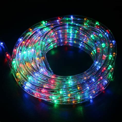 Ainfox 20Ft Led Rope Lights 2 Wire Waterproof Indoor Outdoor Use for Backyard Party Christmas ...