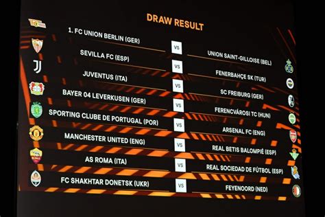 UEFA Europa League round of 16 draw summary: teams, pairings, ties and ...