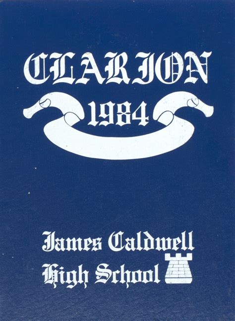 1984 yearbook from James Caldwell High School from West caldwell, New Jersey for sale