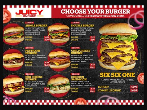 Burger Menu Display by Pitu Alexandru on Dribbble