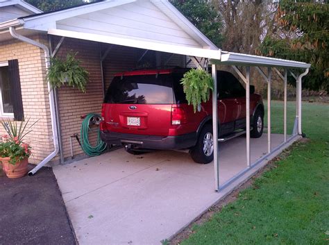 Metal Lean To Carport Attached To House : 44x41 Lean To Garage Metal Garage With Lean To Price ...