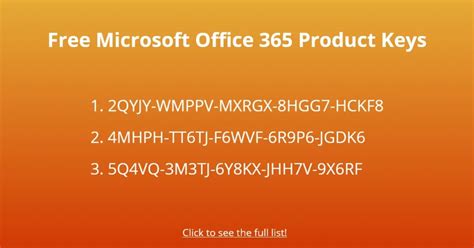 30+ Free Microsoft Office 365 Product Keys - Followchain