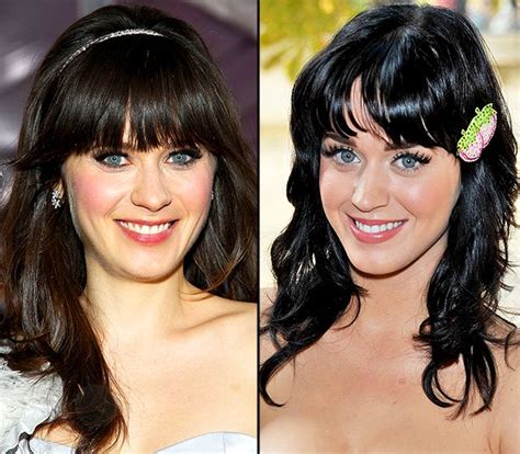 Celeb Look-Alikes! | Zooey deschanel and Katy perry