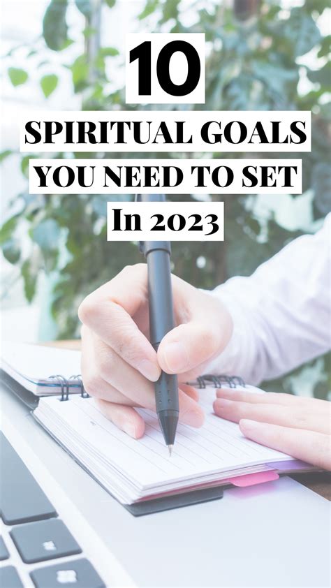 10 Amazing Spiritual Goals For 2023 Faith Goals, Monthly Goals ...