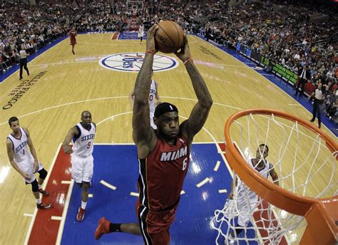 LeBron James holds 1-man dunk contest after Miami Heat practice (video) - oregonlive.com