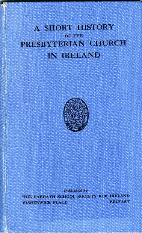 A Short History of the Presbyterian Church in Ireland – NI Community ...