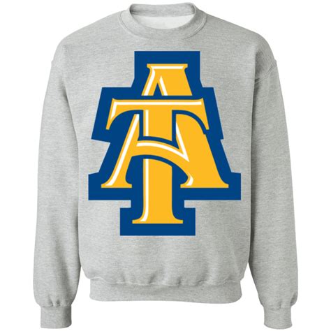 NCAT North Carolina A&T Aggies Logo Crewneck Sweatshirt