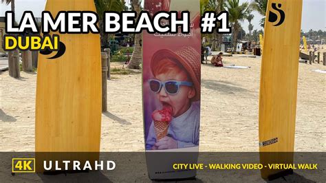 Beach Walk LA MER: Dubai's Most Beautiful Beach - YouTube