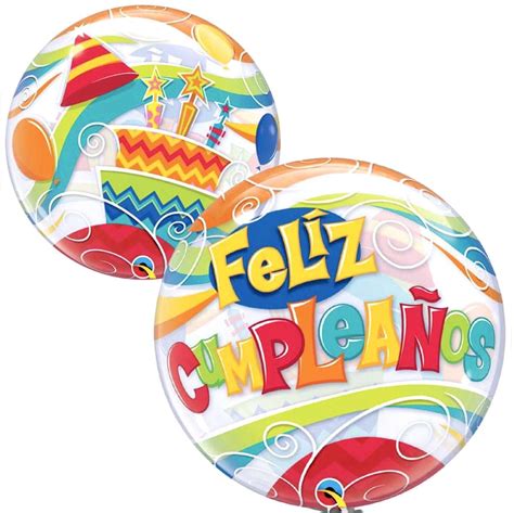 Feliz Cumpleanos Party Bubble Balloon 22in 1ct - Party Store Miami FL ...