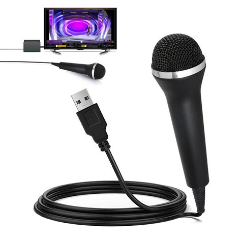 EEEkit 6FT Wired USB Microphone for Rock Band, Guitar Hero, Let's Sing ...