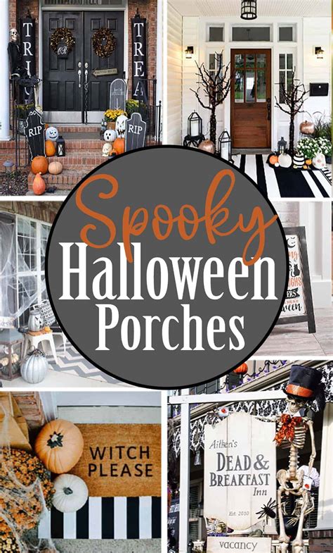 20+ Spooky Halloween Porch Decorating Ideas • Craving Some Creativity