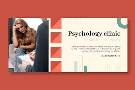 Free Vector | Psychology horizontal banner template