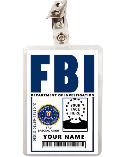 Custom Criminal Minds FBI ID Badge Badge