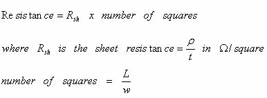 Microwaves101 | Sheet Resistance