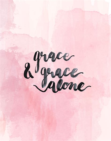 grace & grace alone pink water color background | christian wallpaper, bible verse wallpaper ...