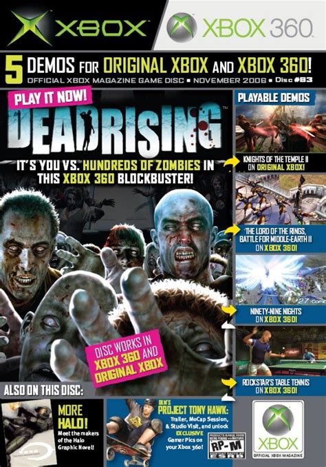 Official Xbox Magazine Demo Disc 63 (Xbox 360) 5 Demos For Xbox & Xbox ...