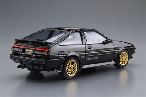 TOYOTA AE86 SPRINTER TRUENO GT-APEX BLACK LIMITED '86 Aoshima 05481