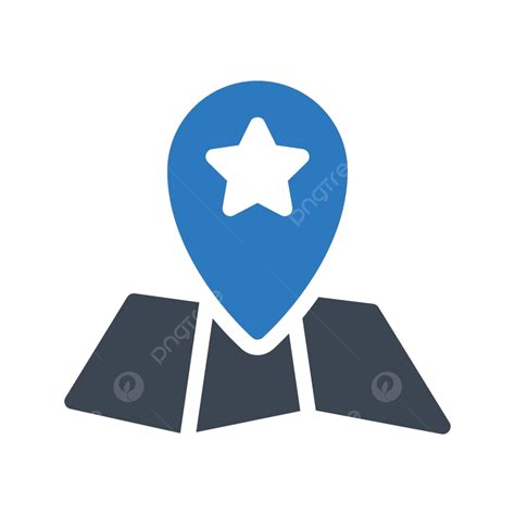 Starred Shape Location Pin Map Vector, Shape, Location, Pin Map PNG and Vector with Transparent ...