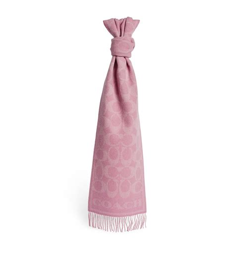 Coach Cashmere Signature Logo Scarf | Harrods US