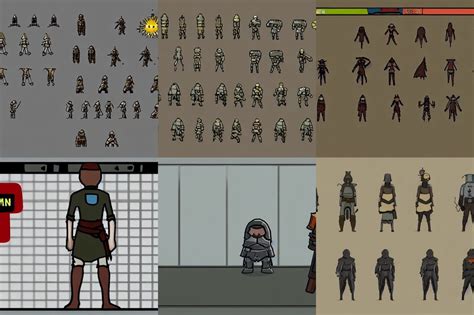 Rimworld Character Pawn Concept art youtube thumbnail clean Mini... - Arthub.ai