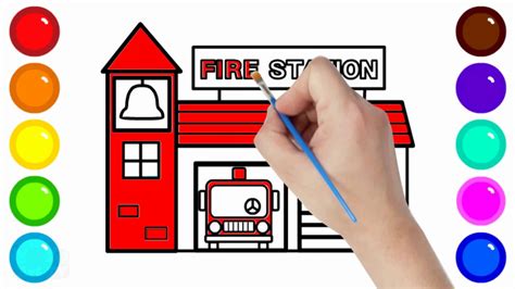 How To Draw A Fire Station | Images and Photos finder