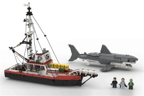 You're Gonna Need A Bigger Shelf For The Official Jaws LEGO Set That's ...