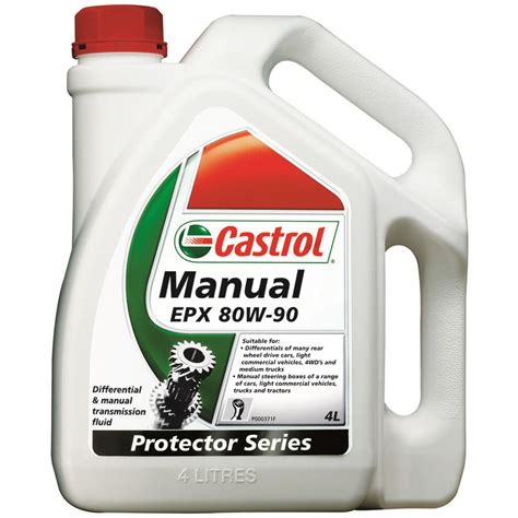 Castrol EPX Differential & Manual Transmission Fluid - 80W-90, 4 Litre ...