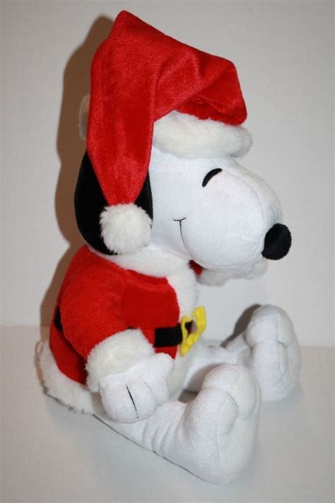 Hallmark Peanuts CHRISTMAS SNOOPY SANTA CLAUS 15" Plush Stuffed Animal Soft Toy #Hallmark | Soft ...