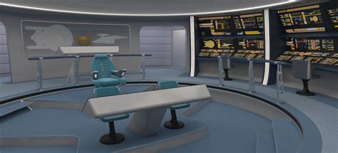 ArtStation - Star Trek TNG Apollo Class Bridge