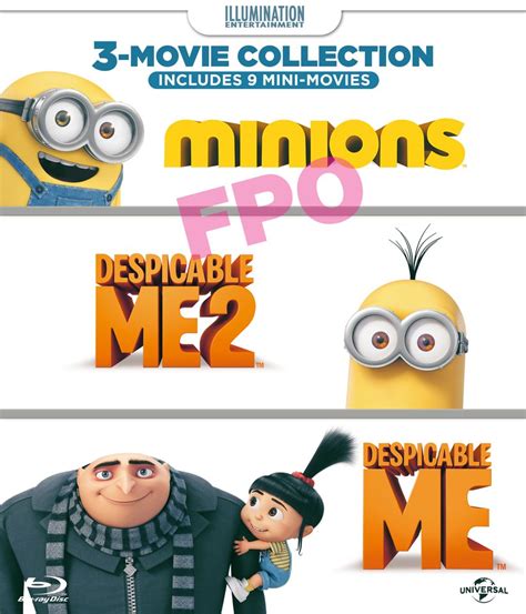 Minions Collection: Despicable Me, Despicable Me 2, Minions DVD | Zavvi.com