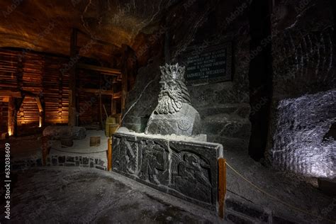 WIELICZKA, POLAND - MAY 24, 2023: Salt Statues in the Wieliczka Salt Mine Stock Photo | Adobe Stock