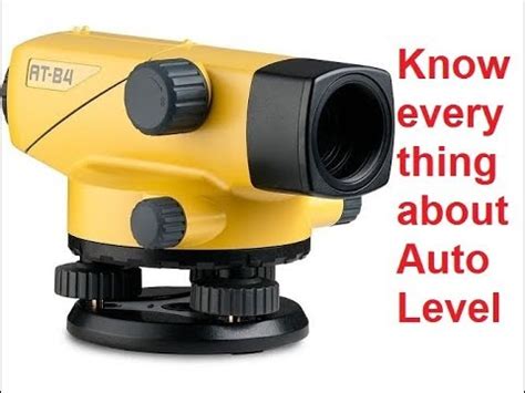 Auto Level Surveying | Everything you need to know about Level Machine- Part I in English - YouTube