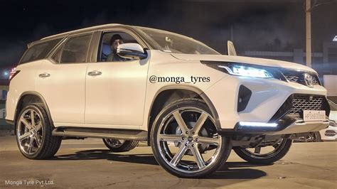 This Modified Toyota Fortuner Legender Wears Gigantic 24-Inch Alloys