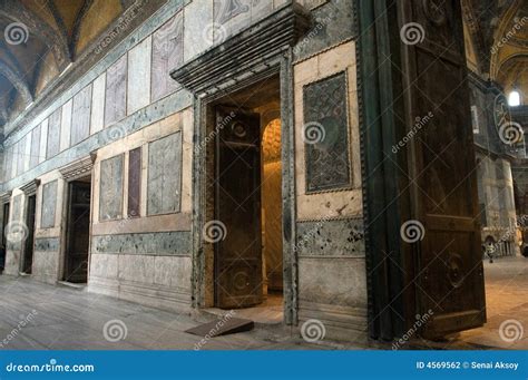 Doors Leading from the Narthex To the Main Halls. Stock Photo - Image ...