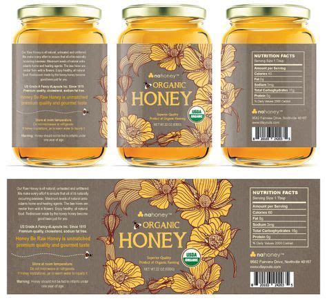 Pin by Afsane on سلامت in 2020 (With images) | Honey jar labels, Honey packaging, Honey label