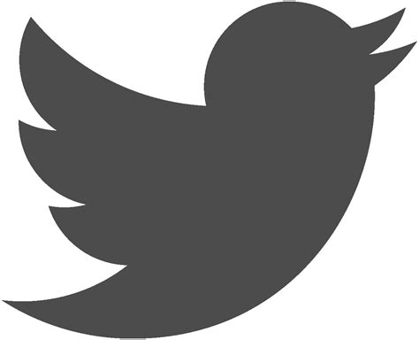 Twitter Logo Transparent Black