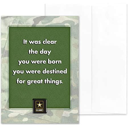Amazon.com : 2MyHero - US Army - Veteran’s Day Military Appreciation Greeting Card With Envelope ...