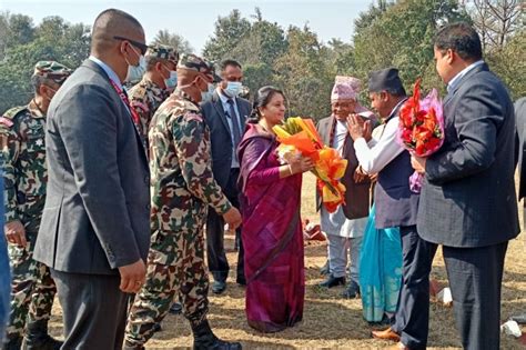 President Bhandari arrives in Dang - The Himalayan Times - Nepal's No.1 English Daily Newspaper ...