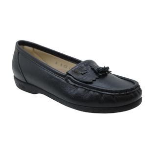 SAS Women's Shoes softie Leather Round Toe Loafers