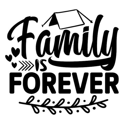 Premium Vector | Family is forever SVG