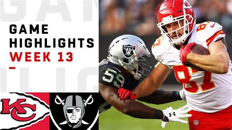 Chiefs vs. Raiders Week 13 Highlights | NFL 2018 - YouTube